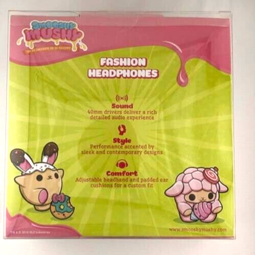 NEW eKids Smooshy Mushy LOLLI LAMB Fashion Over-the-Ear Kids 3.5mm Headphones