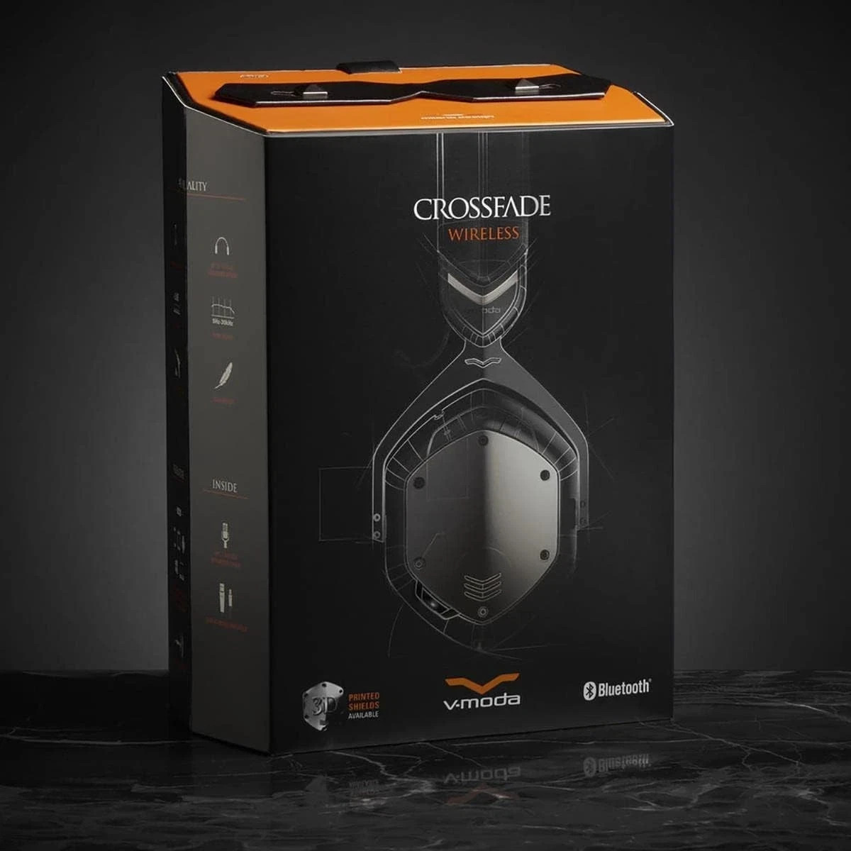 V-Moda Crossfade Wireless Over-Ear Headphone – Gunmetal Black (NEW)