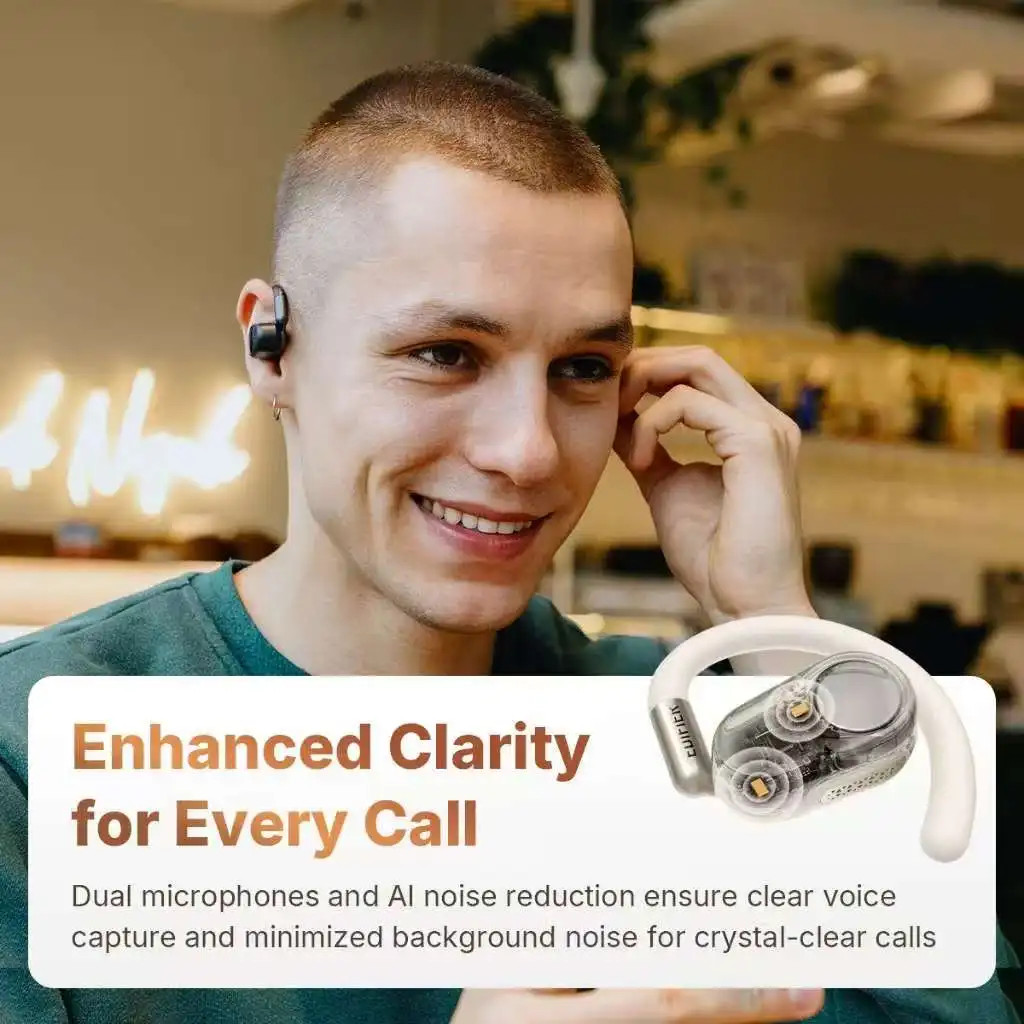 A6 Open Ear Bluetooth Earphones Ear Hook Headphones Hi-Res Wireless Audio IP55 W
