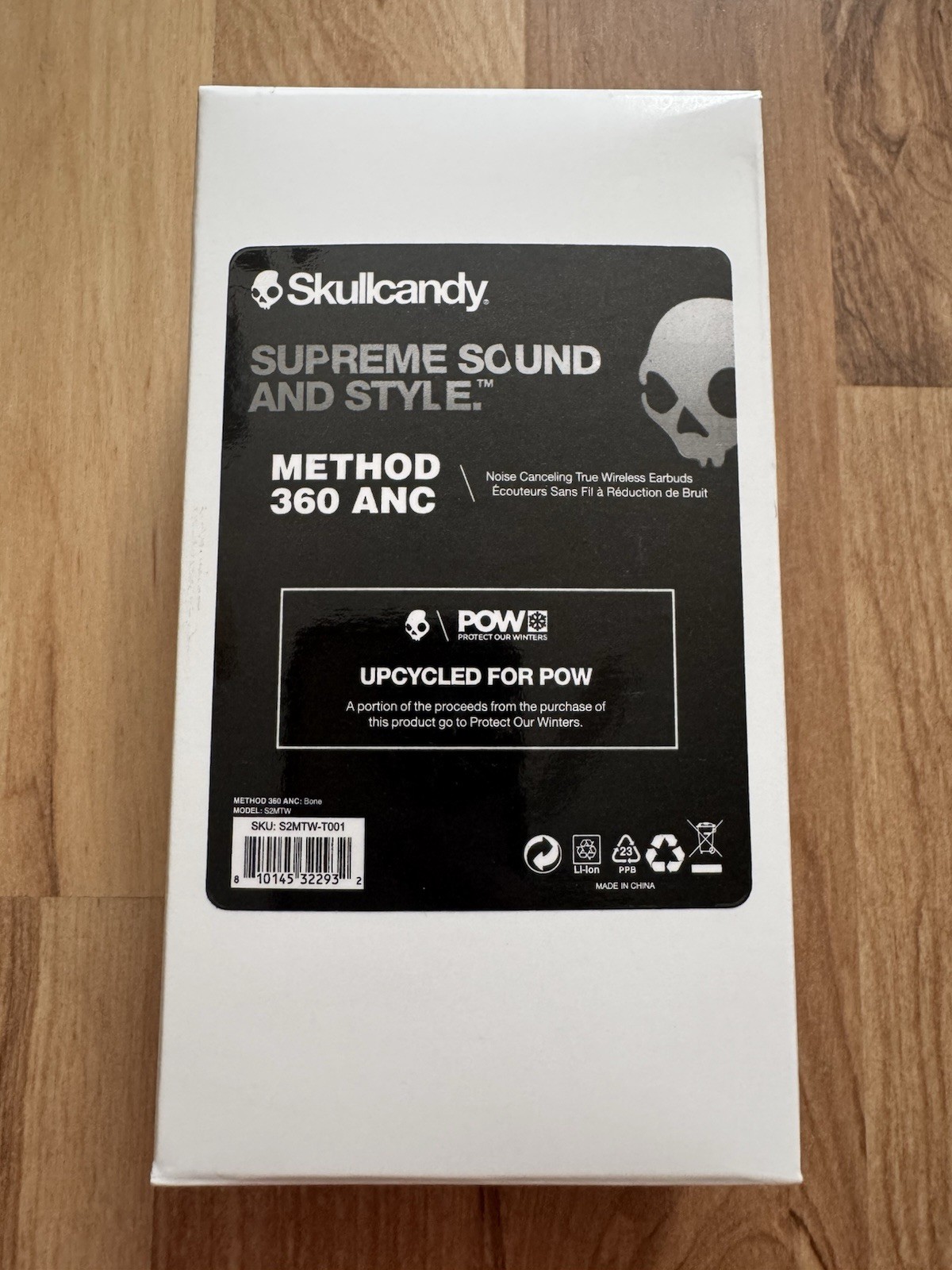 Skullcandy Method 360 ANC True Wireless Noise Canceling Earbuds (Bone)