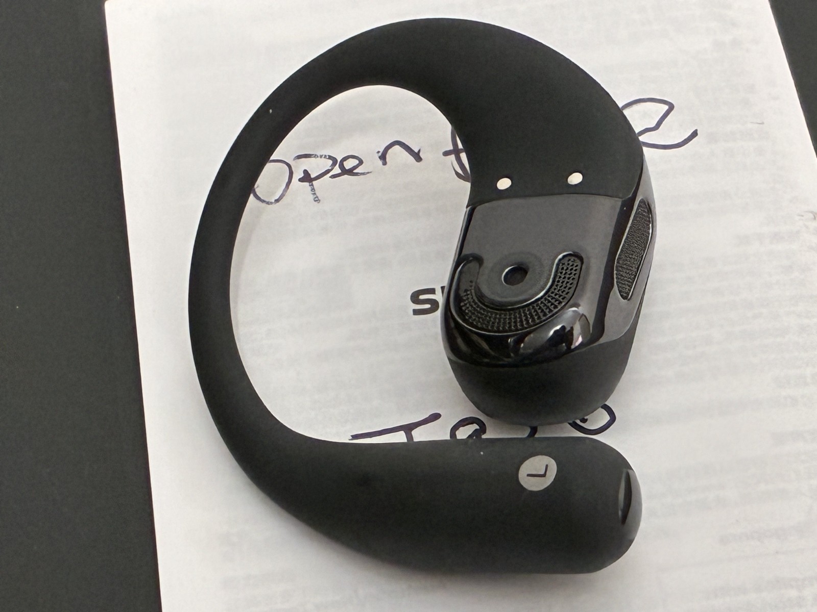 Original Shokz OpenFit 2 Open-Ear Left Side Only – Black (T920)