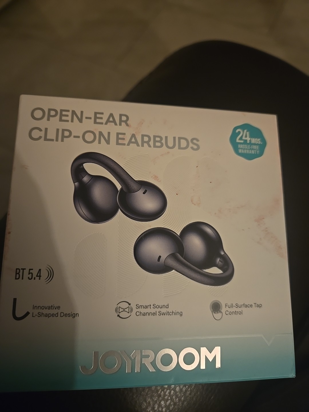 OE3 Clip-On Earbuds, Wireless Open Ear Earbuds Headphones, Auto L-R Recogniti…