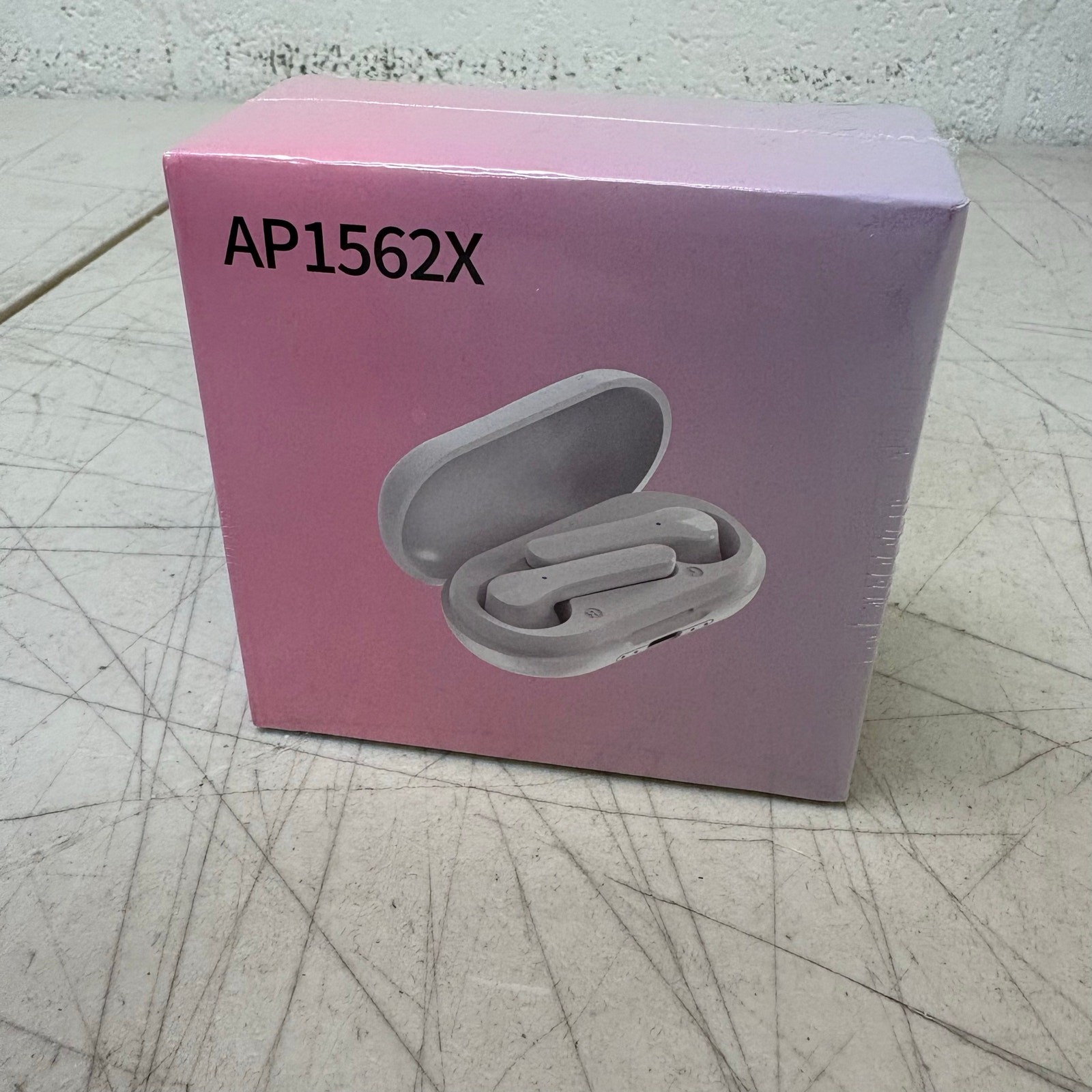 True Wireless Earbuds with Charging Case, Bass Music Sound – White AP1562X