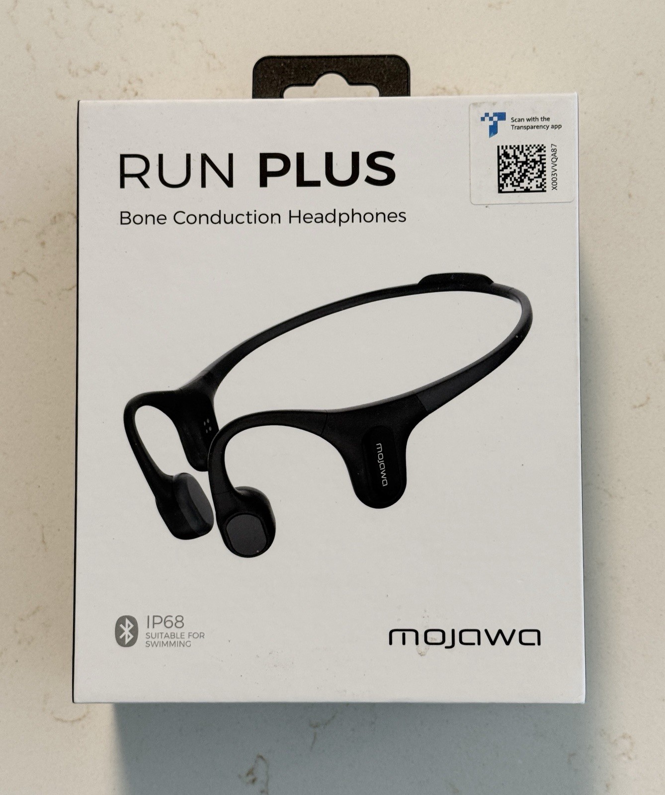 MOJAWA Run Plus Bluetooth Sports Bone Conduction Headphones Black