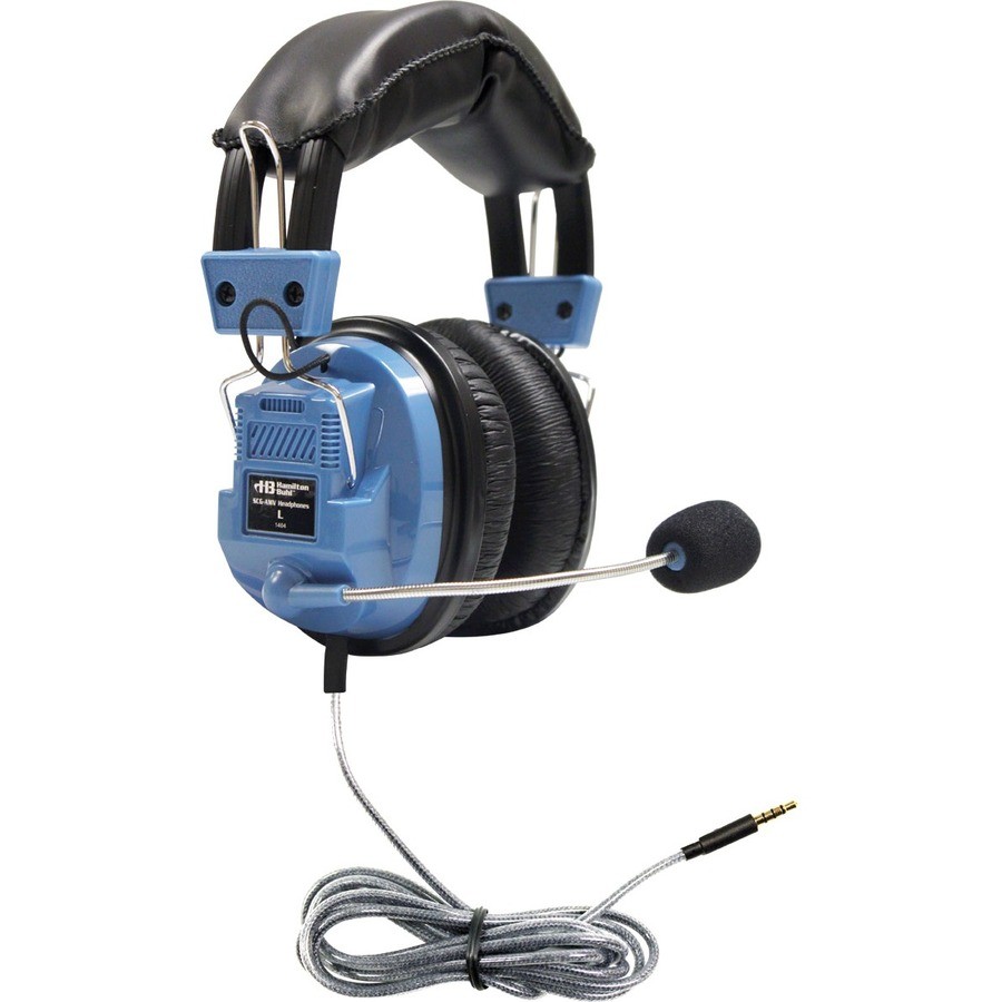 Hamilton Buhl SCGAMV Headset w/ Gooseneck Mic 4ft Light Blue