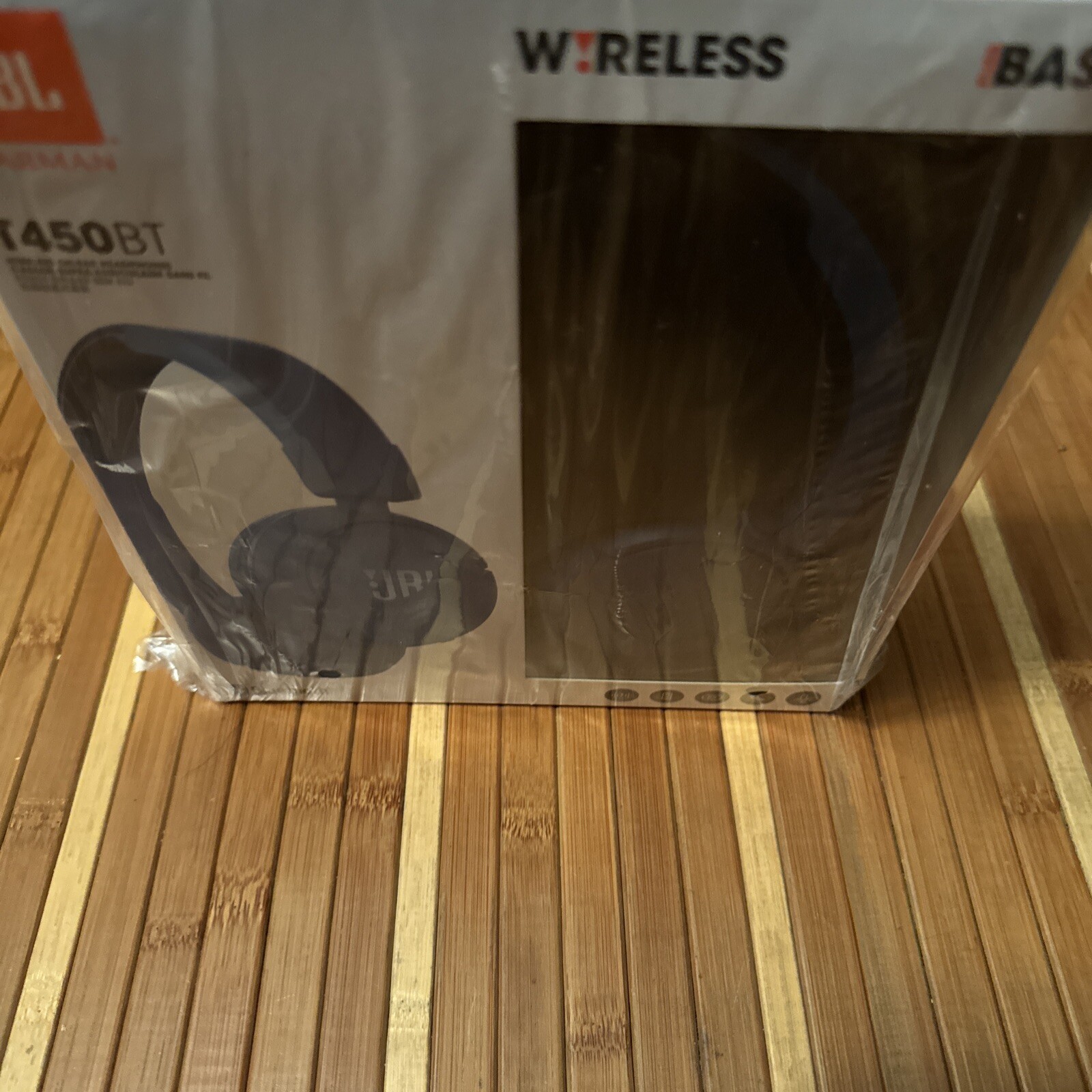 JBL T450BT Wireless On-Ear Headphones – Blue