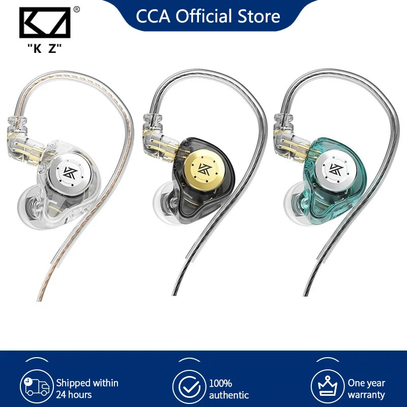 Kz Edx Pro Earphones Dynamic in Ear Monitor Hifi Wired Headphones Bass Stereo Ga