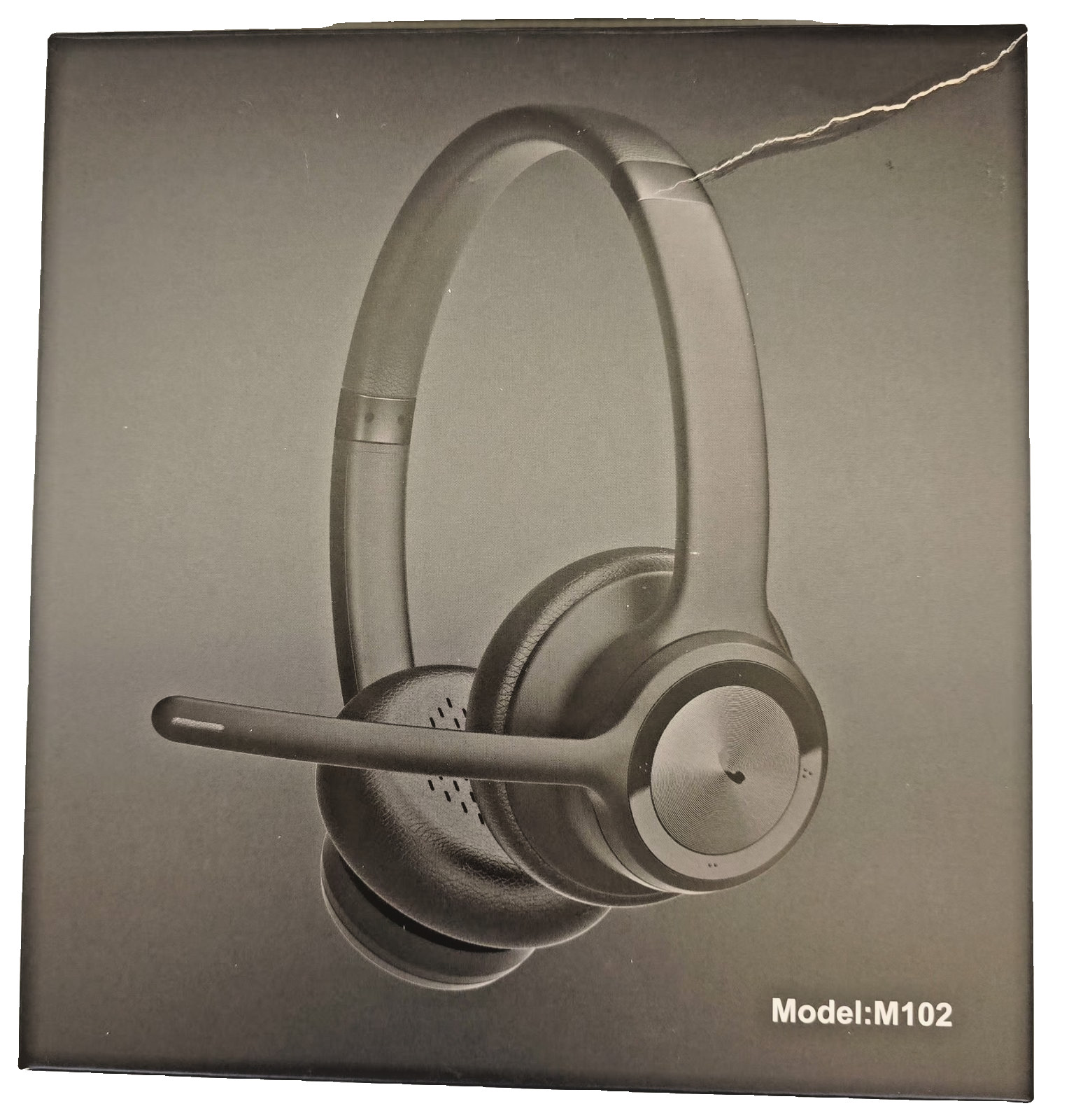 M102 Bluetooth Headset w/ Microphone – Wireless Over‑Ear Headphones BT 5.2
