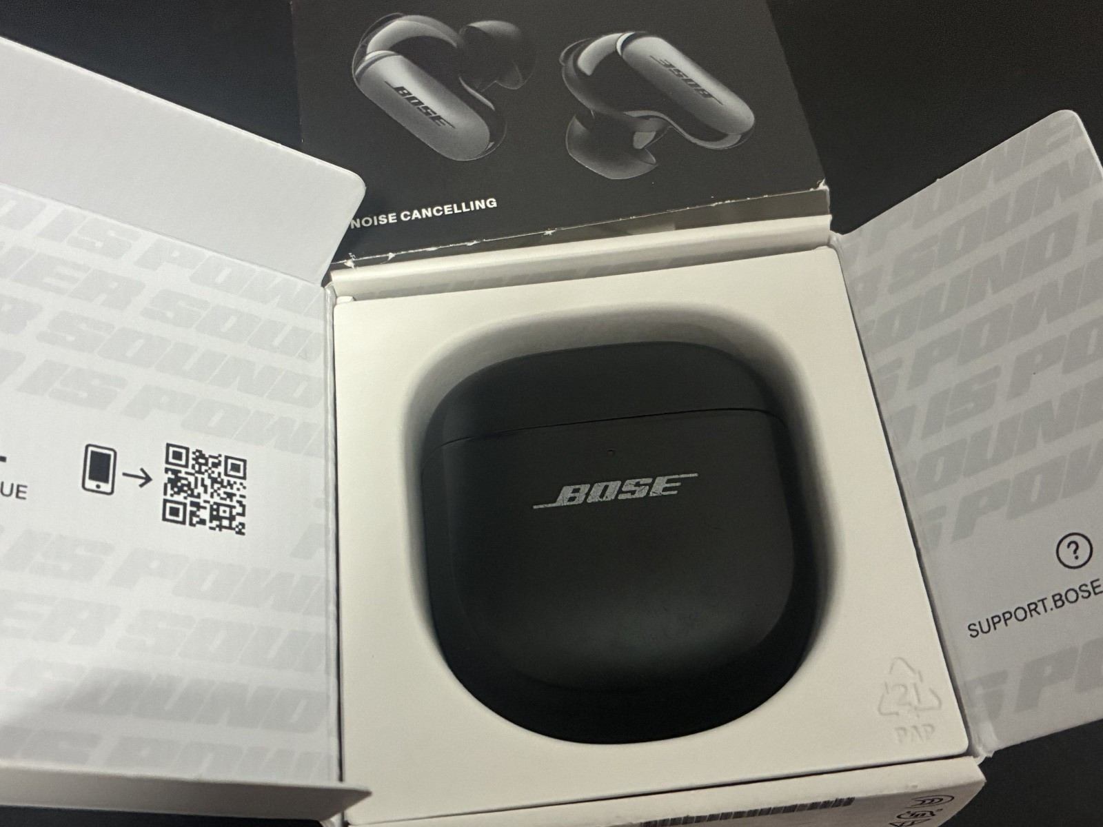 Bose QuietComfort Ultra Bluetooth Wireless Earbuds – Black – In Retail Box