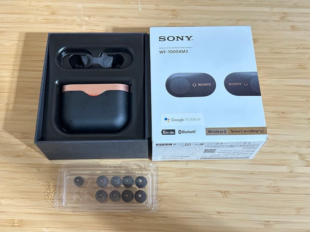 Sony WF-1000XM3 Wireless Noise Cancelling Headphones – Black