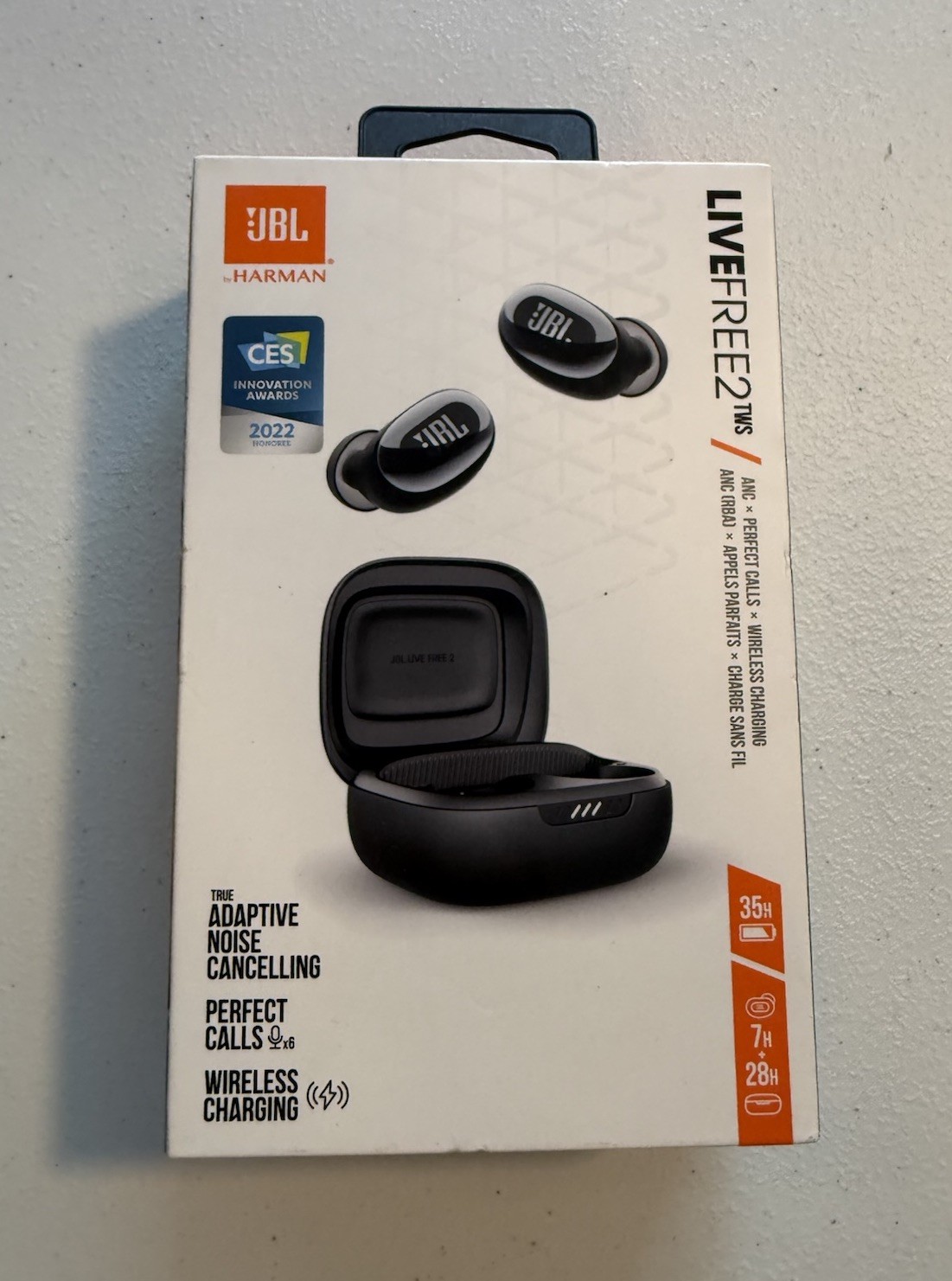 JBL Live Free 2 TWS Noise Cancelling Earbuds (BLACK)-2 Brand New Sealed