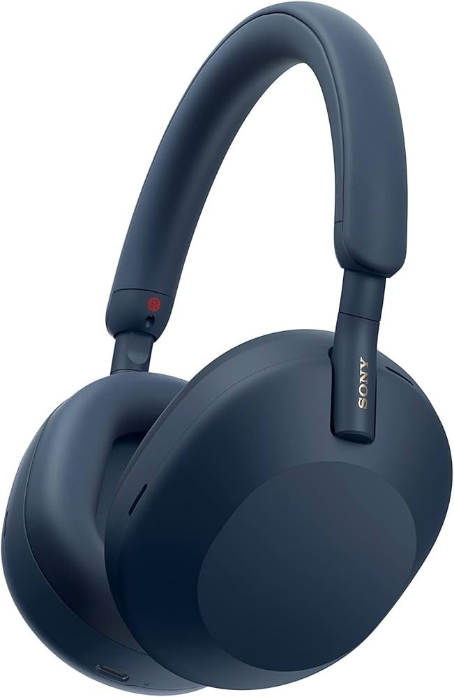 Sony WH1000XM5/L Wireless Bluetooth Over-Ear Headphones – Blue