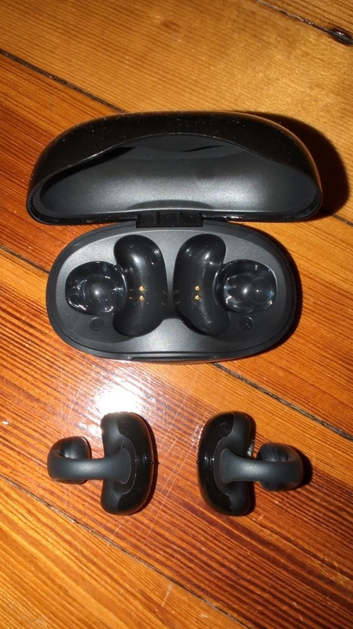 Boco Peace SS-1 Bone Conduction Earphones, Black, Shipped from USA
