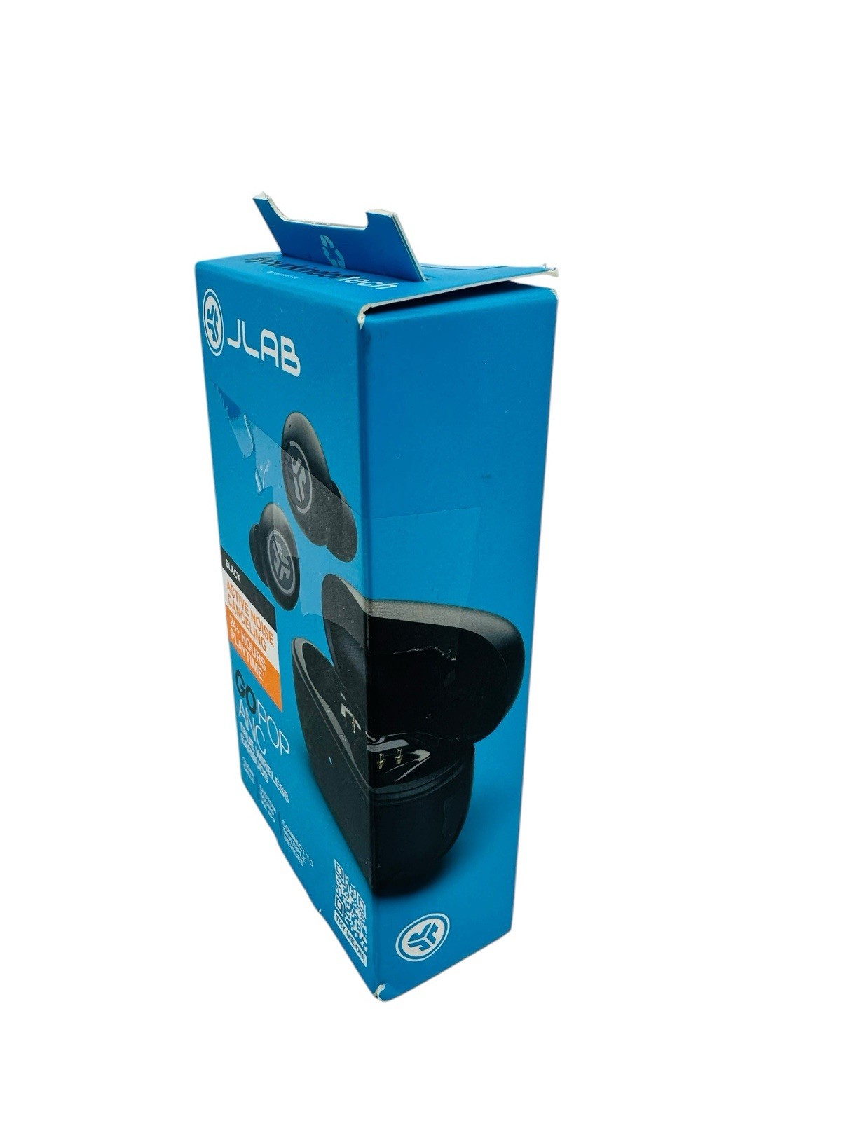 JLab GO Air POP ANC True Wireless Earbuds – Active Noise Canceling Black Sealed