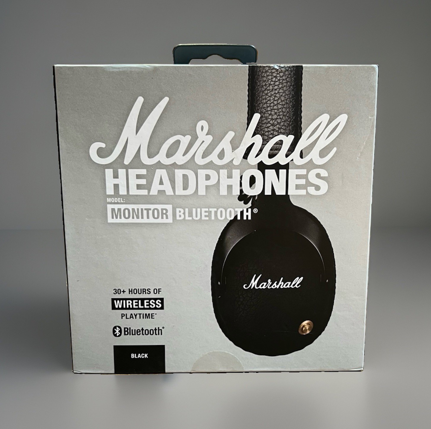 Marshall Headphones Monitor Bluetooth Wireless Over Ear Headphones – Black