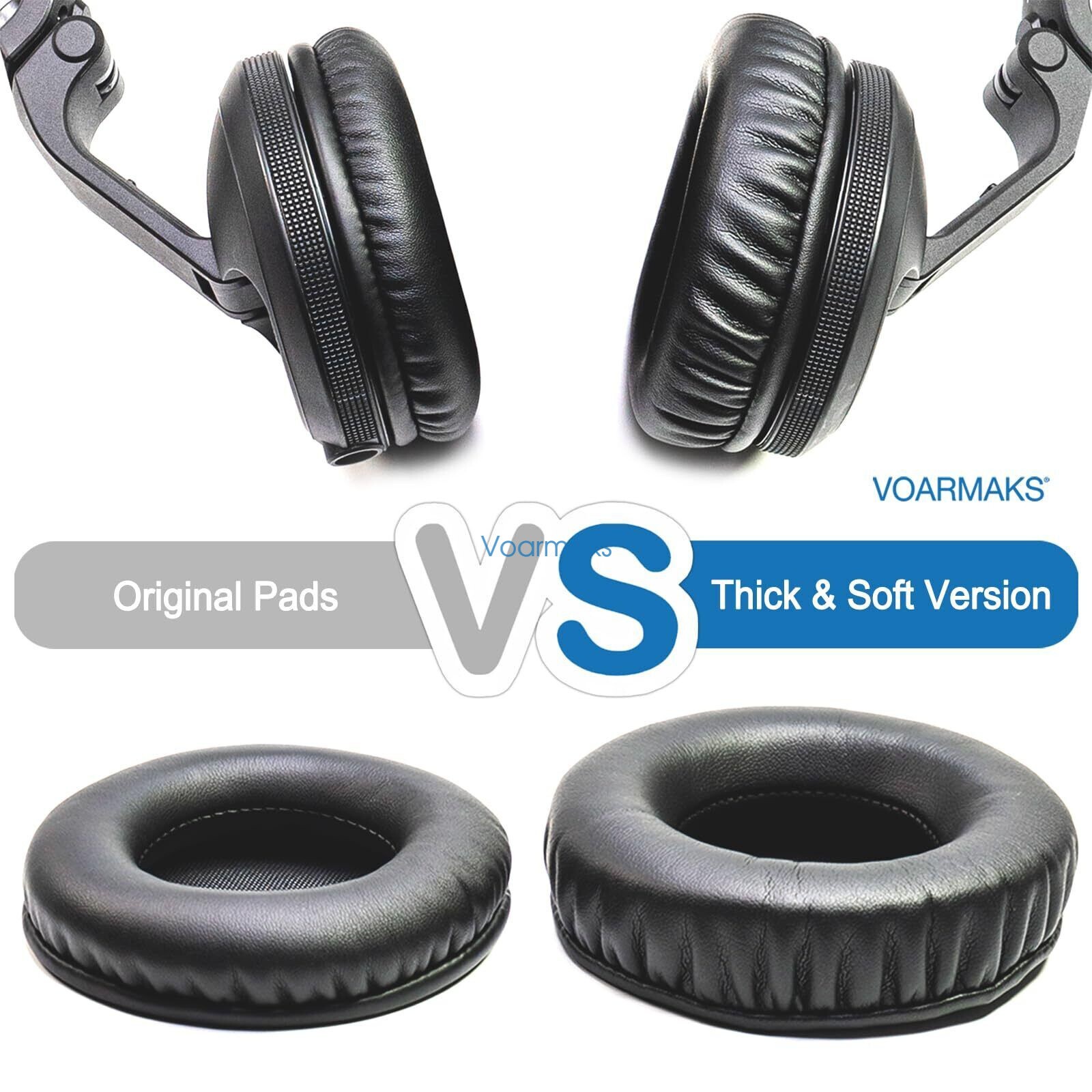 Protein Leather Ear Pads For Pioneer HDJ-X5/X5BT X7/X7BT X10 Headband Kit