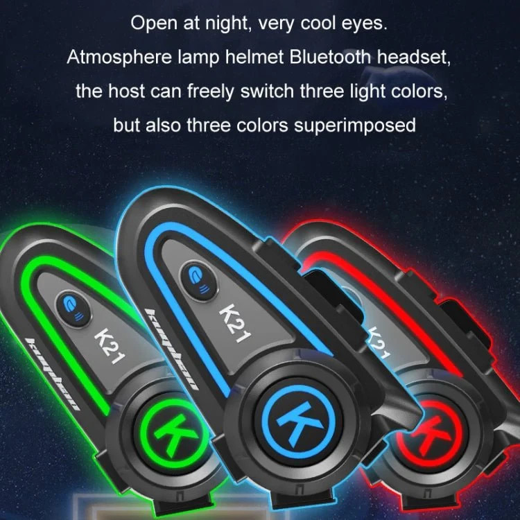 KUQIBAO K21 Wireless Helmet Earphone (Please see Description)