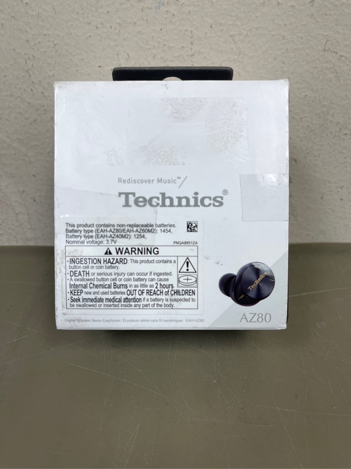 Panasonic Technics Premium Hi-Fi True Wireless Bluetooth Earbuds, Black