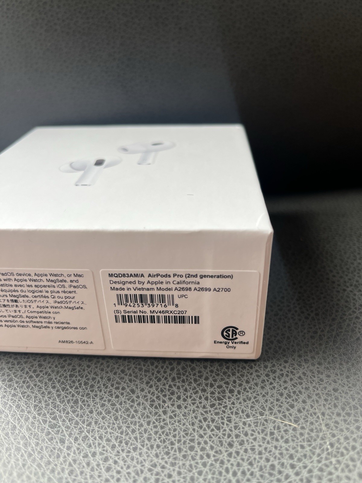 Apple AirPods Pro (2nd Gen) White MagSafe USB-C Case ANC Bluetooth