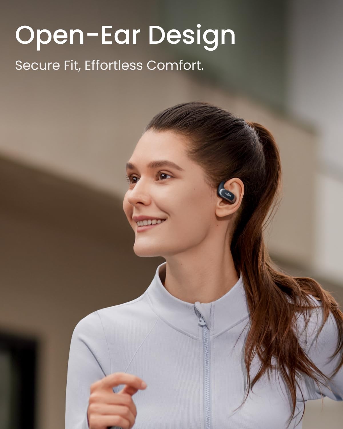 OpenFit Air – Open-Ear Headphones, True Wireless Earbuds, Water Resistant, Se…