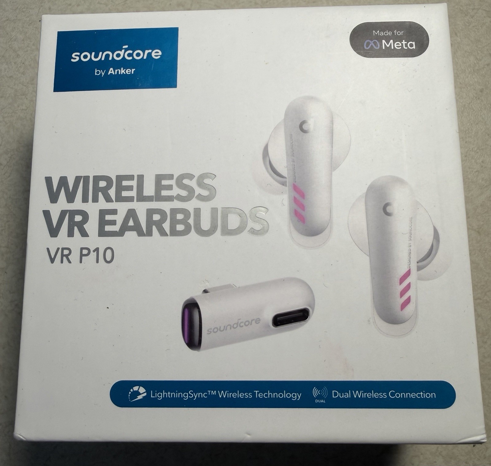 Soundcore VR P10 EB Wireless Gaming Earbuds, Meta Quest Accessories. Open Box!