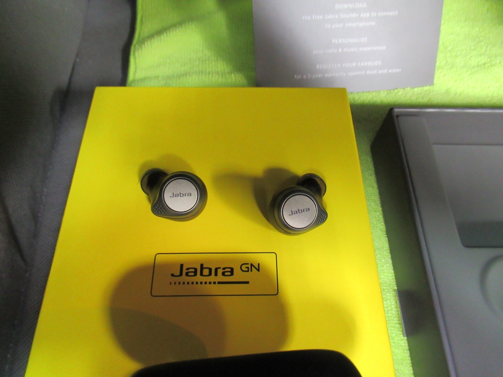 AS IS/PARTS – Jabra Elite Active 75t Wireless Earbuds – WILL NOT CHARGE OR LINK