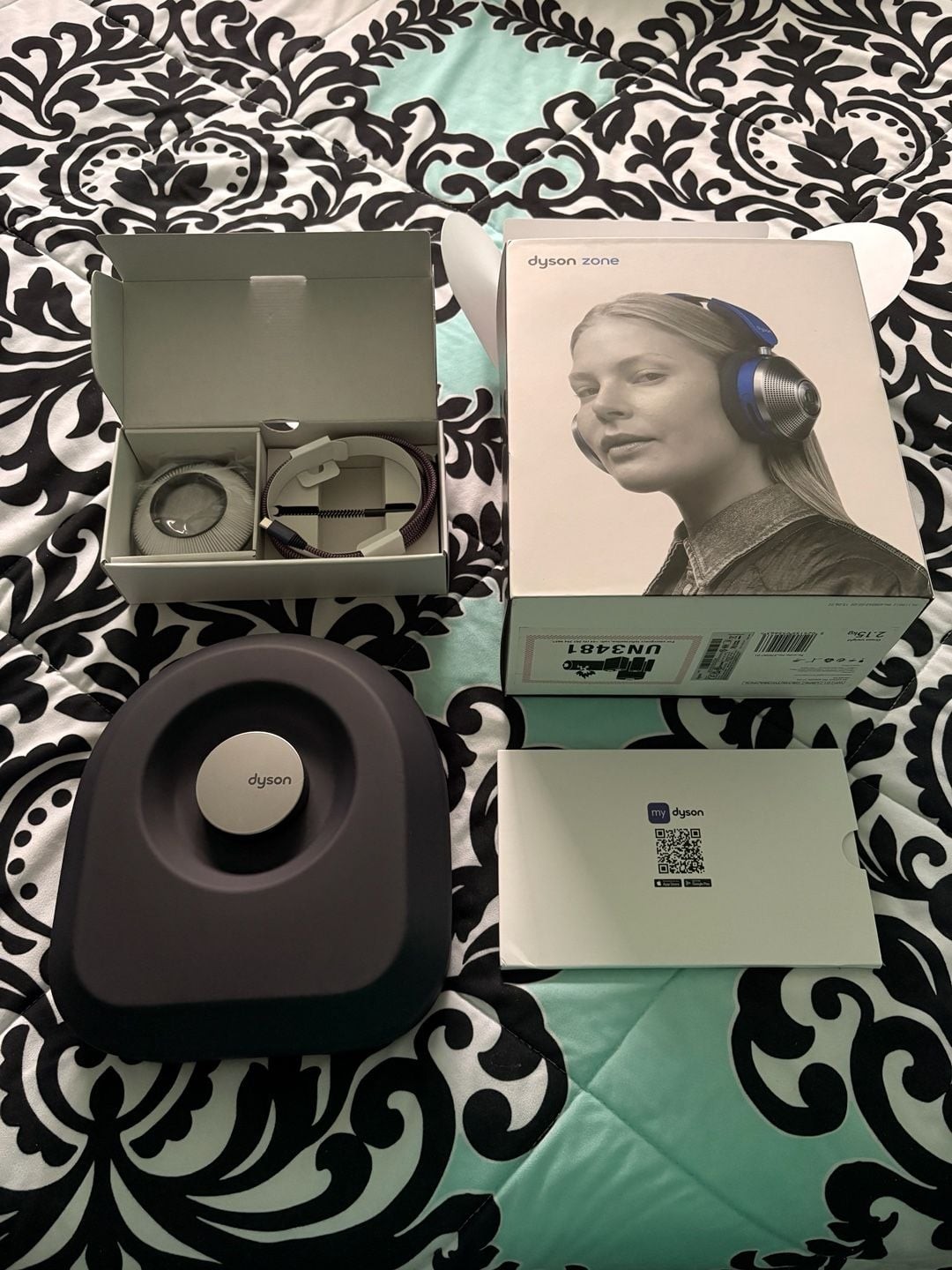Dyson Zone Air-Purifying Noise-Cancelling Headphones with Case and Accessories
