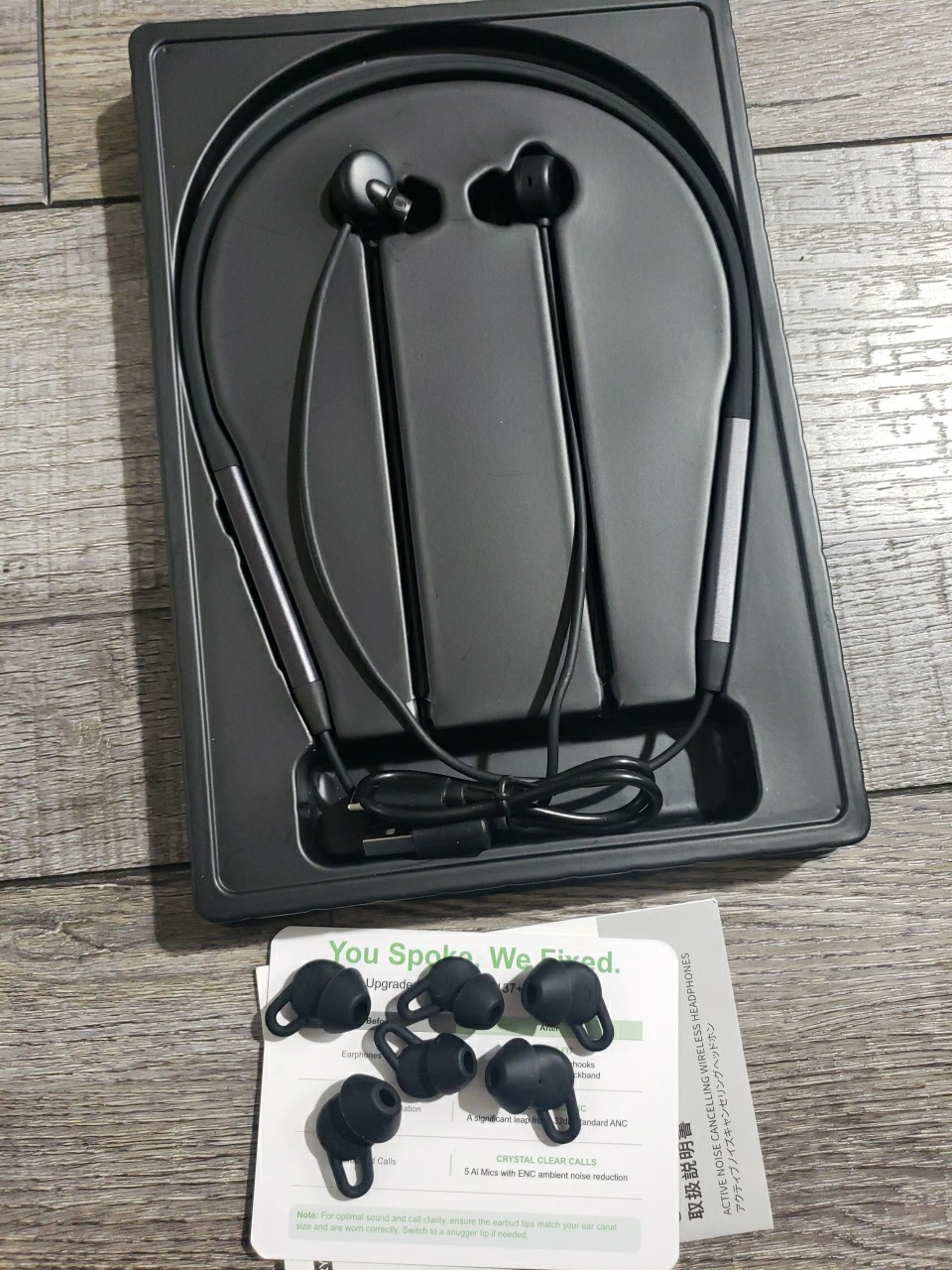 RYTHFLO RY-WH06 Hybrid Active Noise Cancelling Bluetooth 6.0 Headphone Neckband