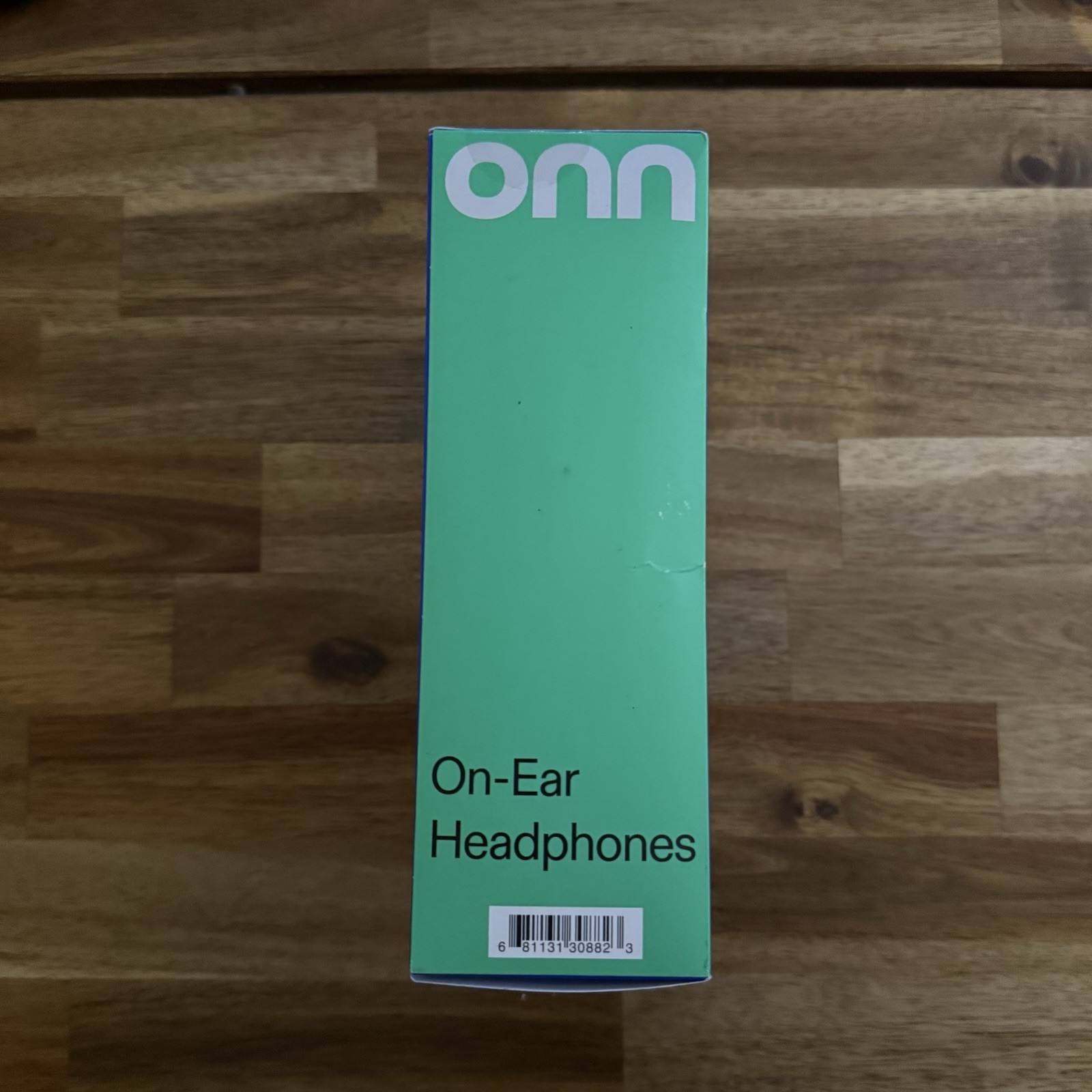 onn Groove Headband Headphones On-Ear 3.5mm 3.94ft Adjustable Lightweight Blue