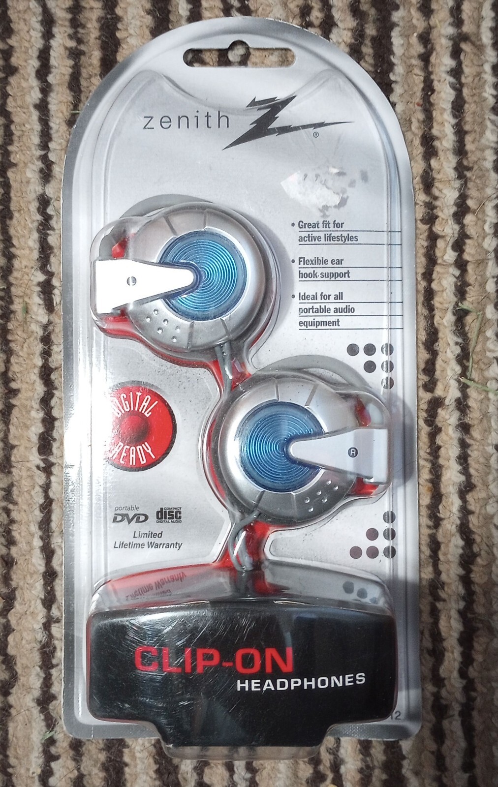 Zenith Clip-On Headphones ZS112 *New*