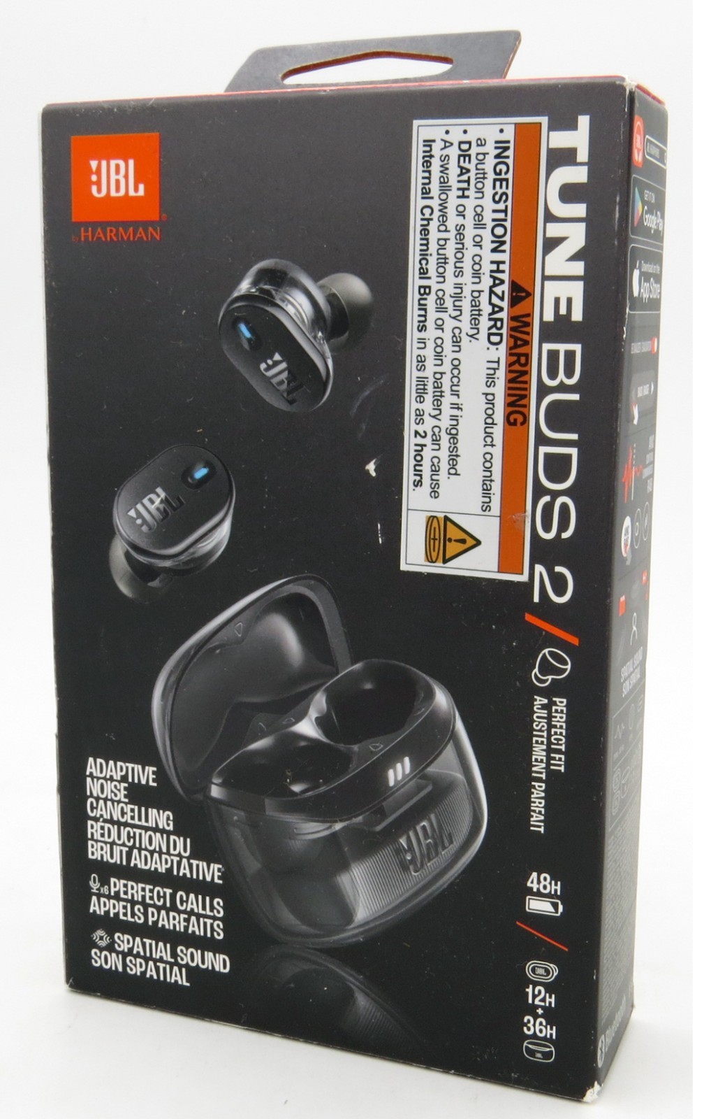 JBL Tune Buds 2 True Wireless Bluetooth Noise Cancelling Earbuds Ghost Edition
