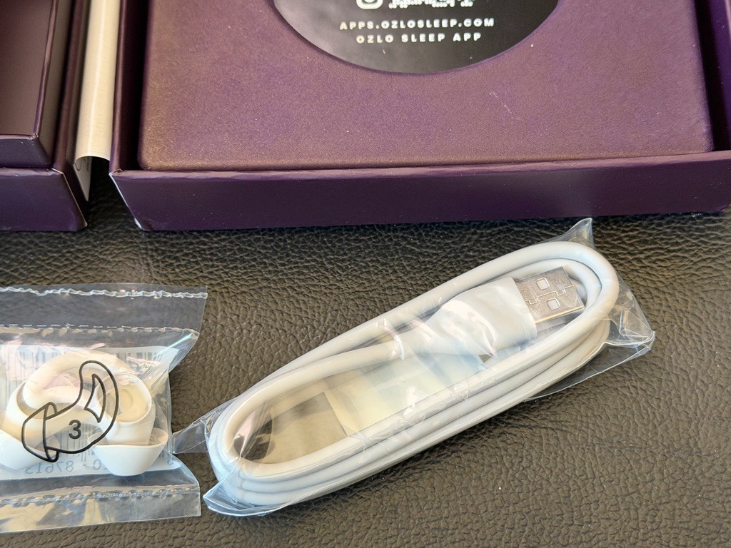 Ozlo Sleepbuds EMPTY BOX with Replacement Bud Covers and Charger Cable