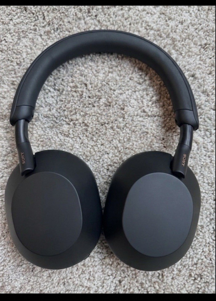 Wireless Bluetooth Over-Ear Headband Headphones 40mm Noise Cancel Mic Black