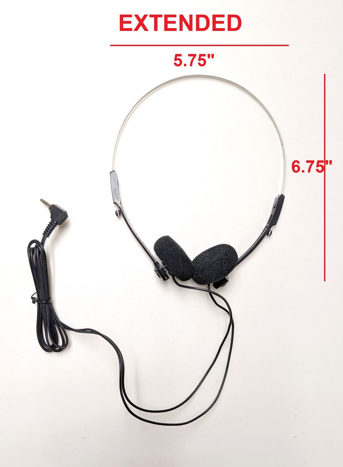 Headphone mini stereo with 3 feet Cord 3.5 mm plug
