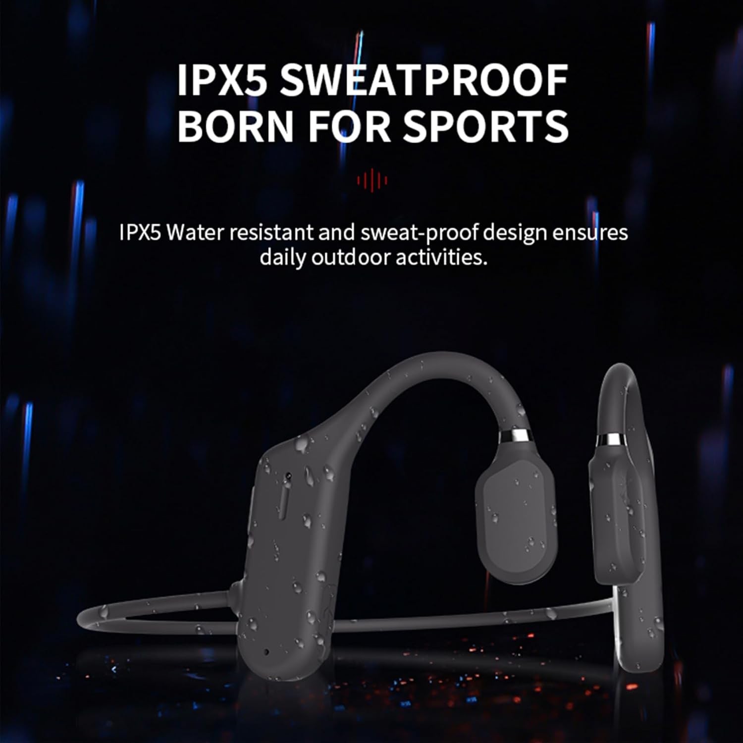 Long Battery Life Open Ear Sports Headphones – Perfect for Running & Cycling