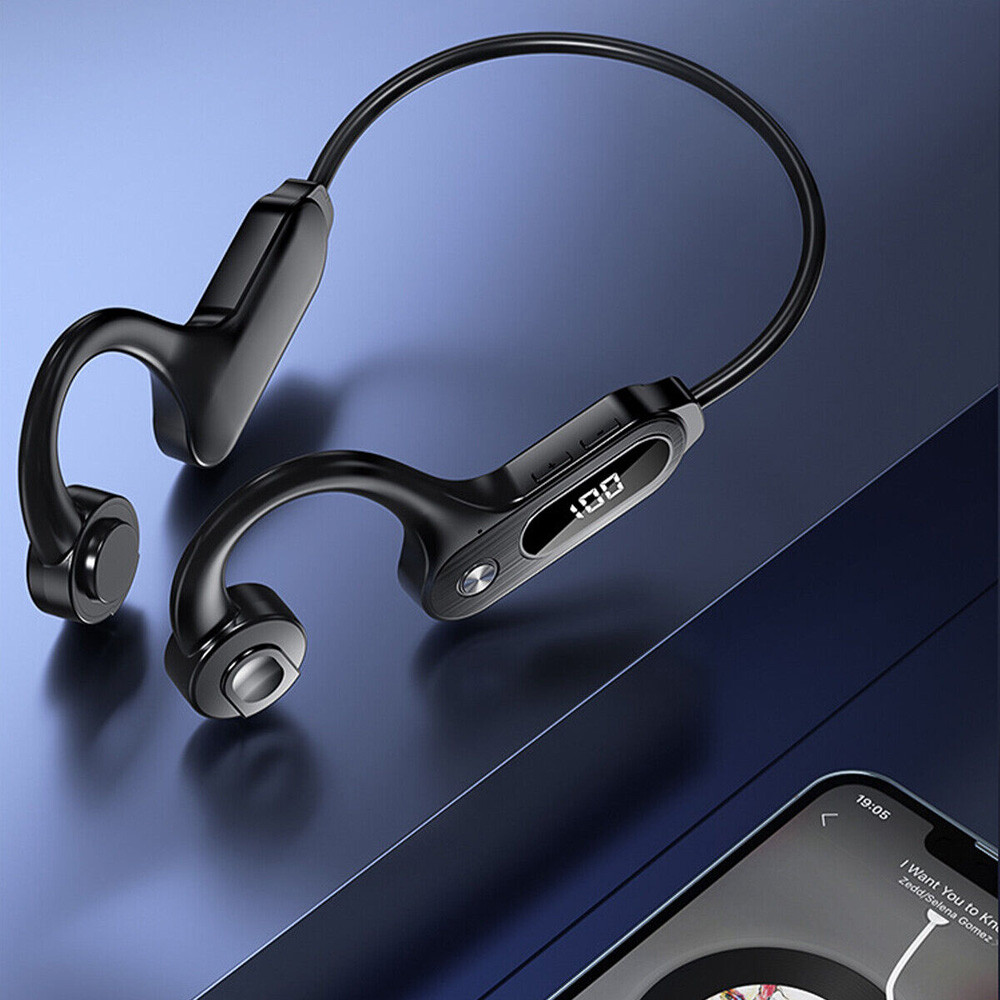 Bone Conduction Bluetooth 5.3 Headphones Wireless Earbuds Outdoor Sport Headset