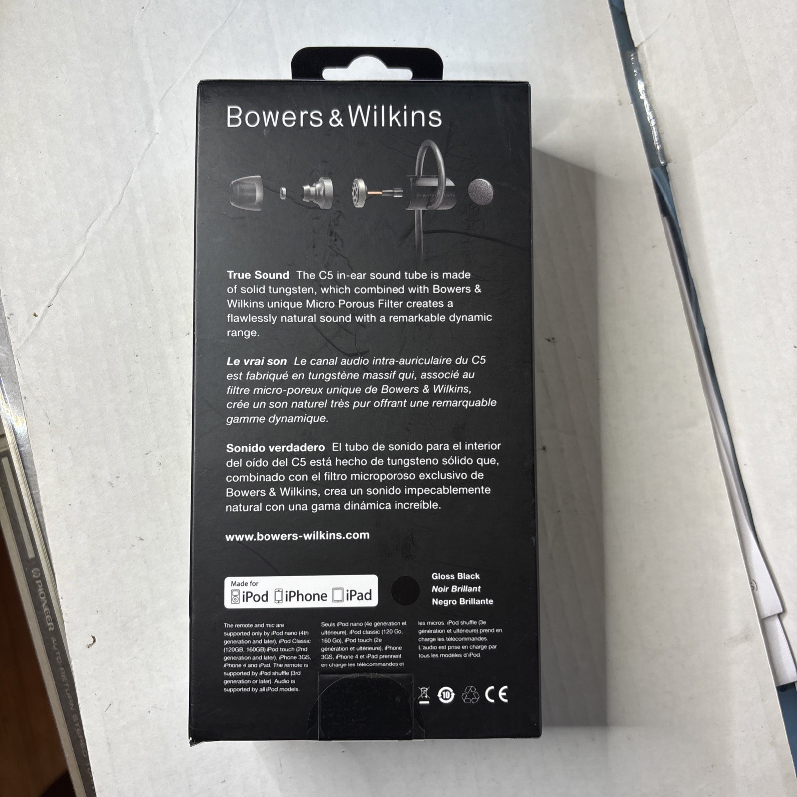 Bowers & Wilkins C5 Wired Earphones Brand New Sealed