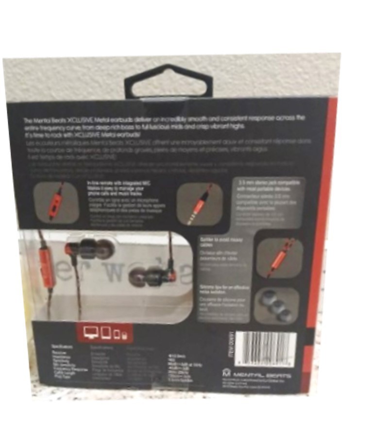 Mental Beats High-Definition: Mental Earbuds with Microphone XClusive