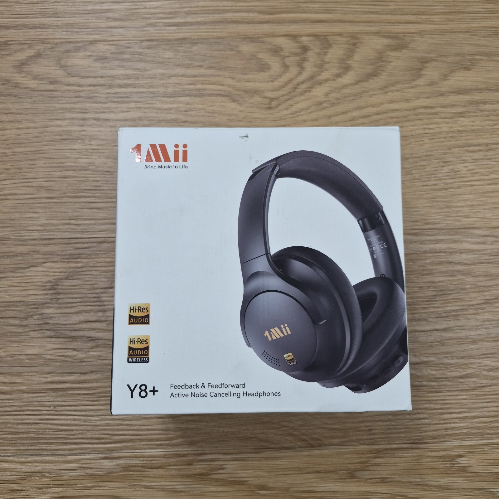 1Mii Y8+ Noise Cancelling Headphones Bluetooth Wireless LDAC Hi-Res Audio New