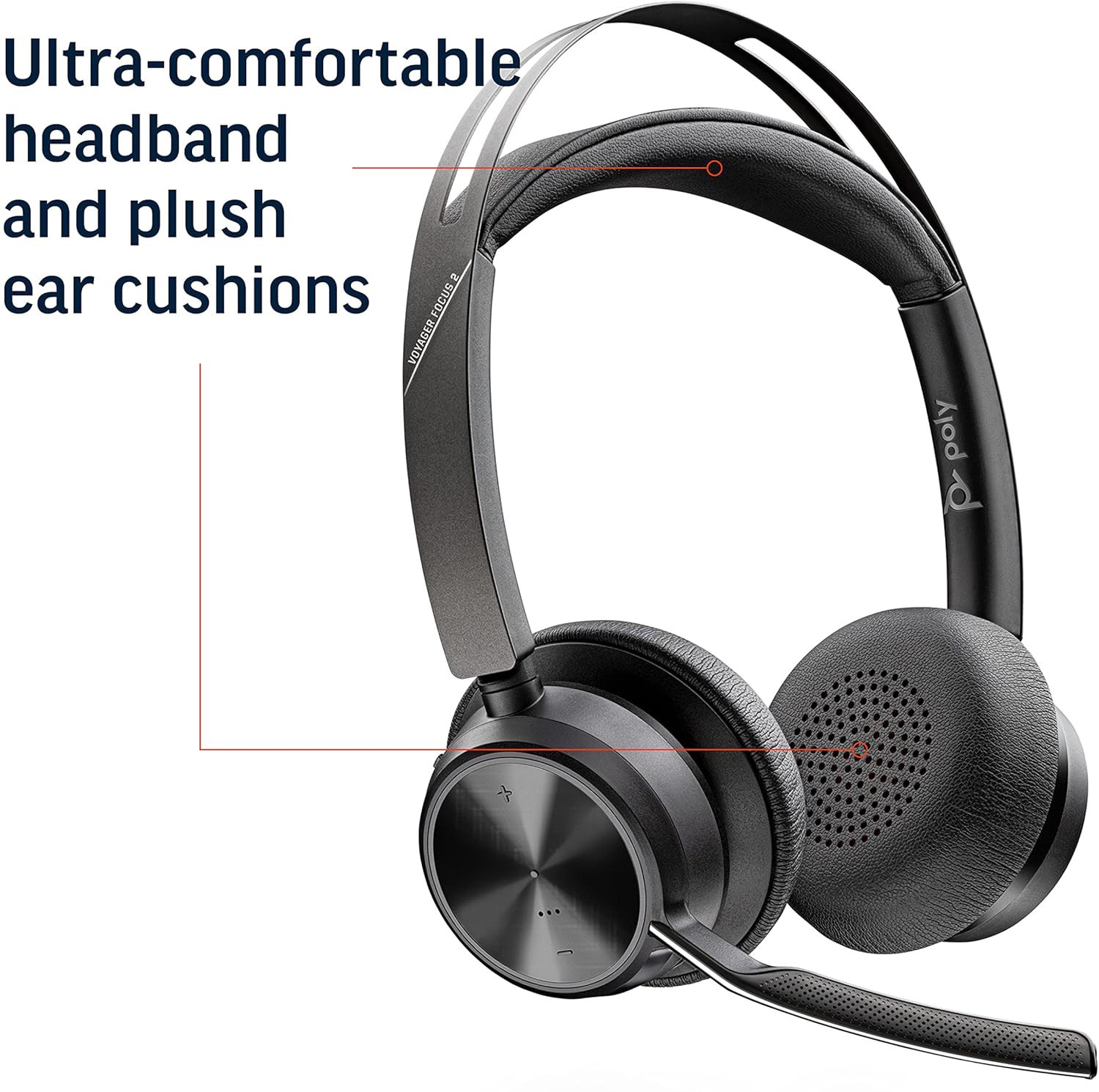 Brand New Poly Voyager Focus 2 Stereo USB-C Headset Noise Cancellation 9T9J5AA