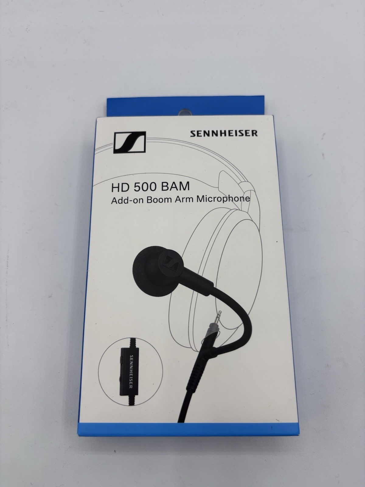 Sennheiser HD 500 BAM Boom Microphone 3.5mm Mute Volume Gaming. NEW