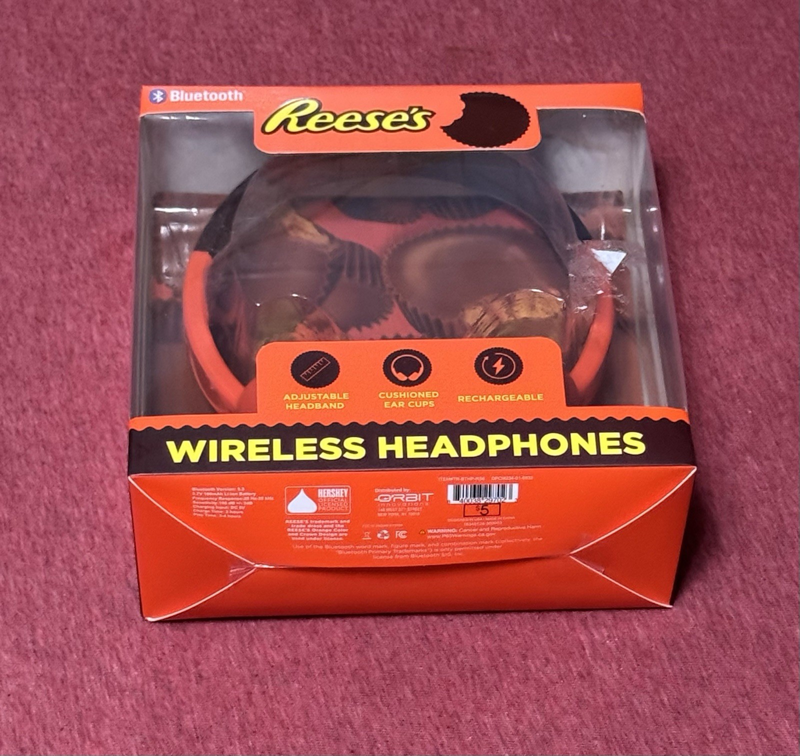 🔥Limited Edition Wireless Headphones Reese’s Edition Bluetooth NIB🔥