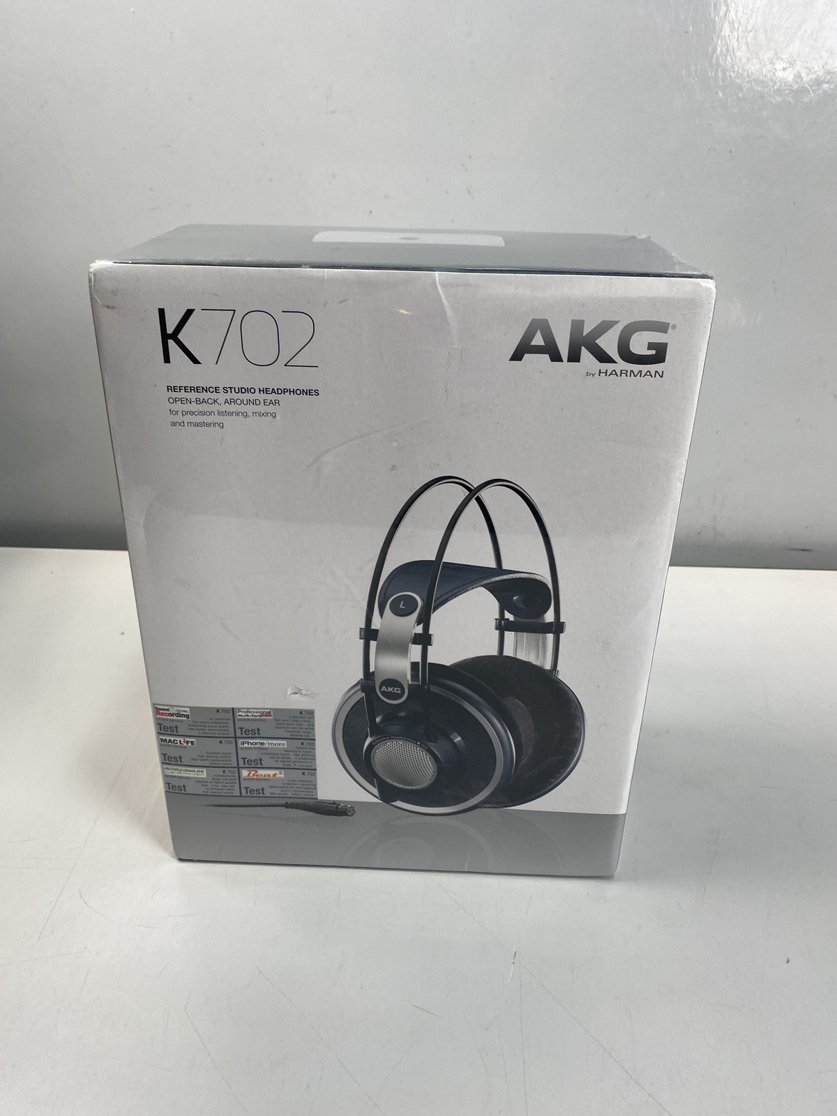 AKG K702 Reference-Quality Open-Back Circumaural Headphones – Black