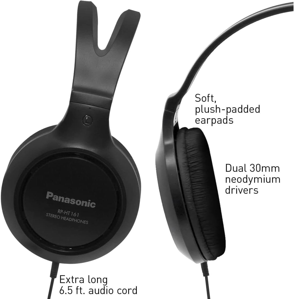 Headphones, Lightweight over the Ear Wired Headphones with Clear Sound and XBS f