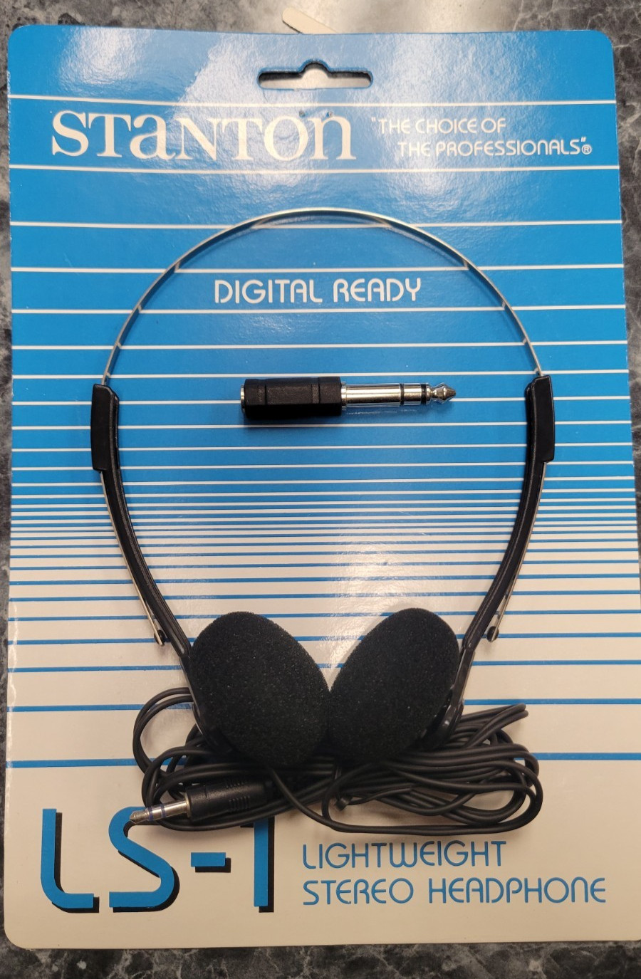 NEW! Stanton Retro Mini Over-Ear Headphone for Walkman Stereo Digital 1/8″ Plug