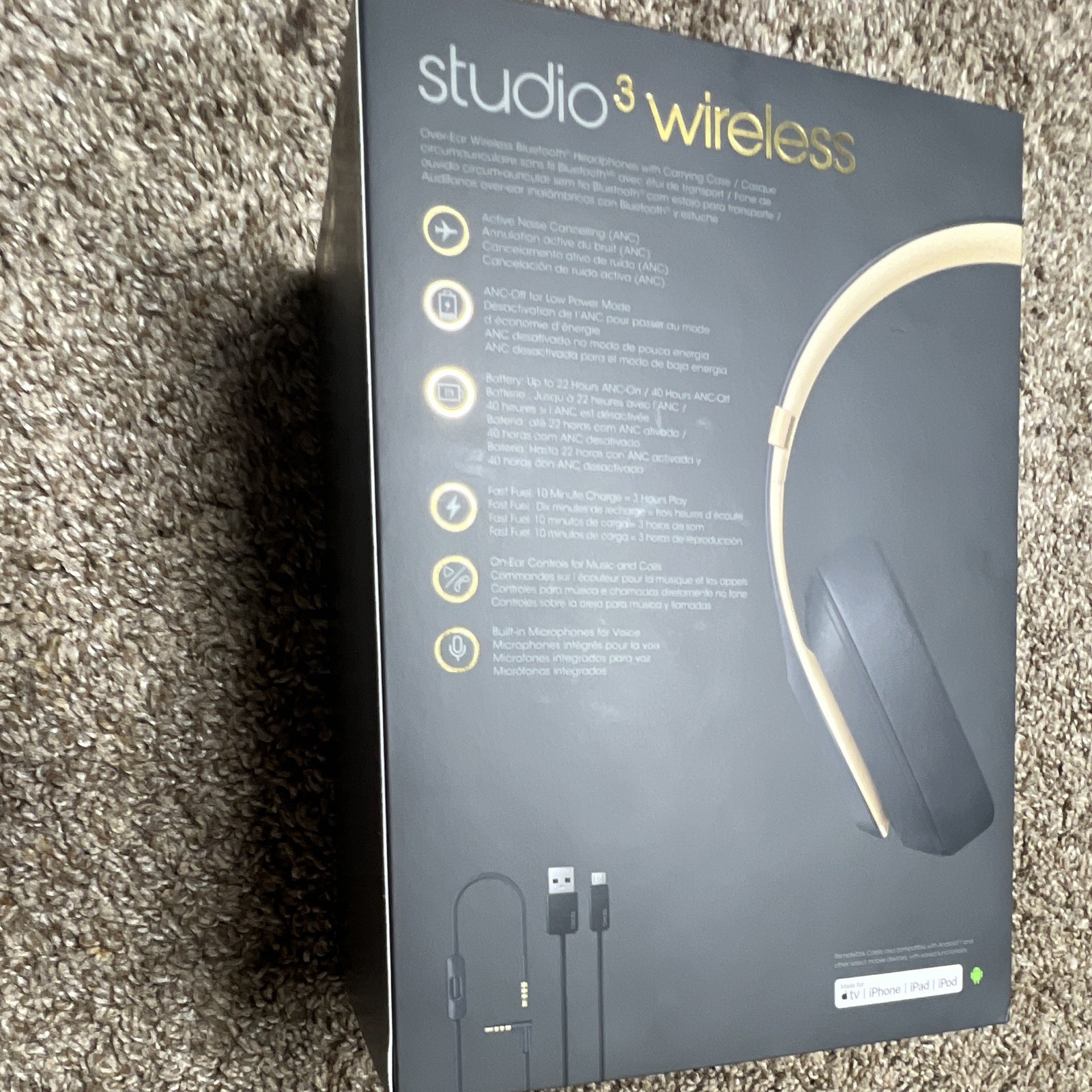*MINT* Beats Studio 3 Wireless Grey Shadow Skyline Collection