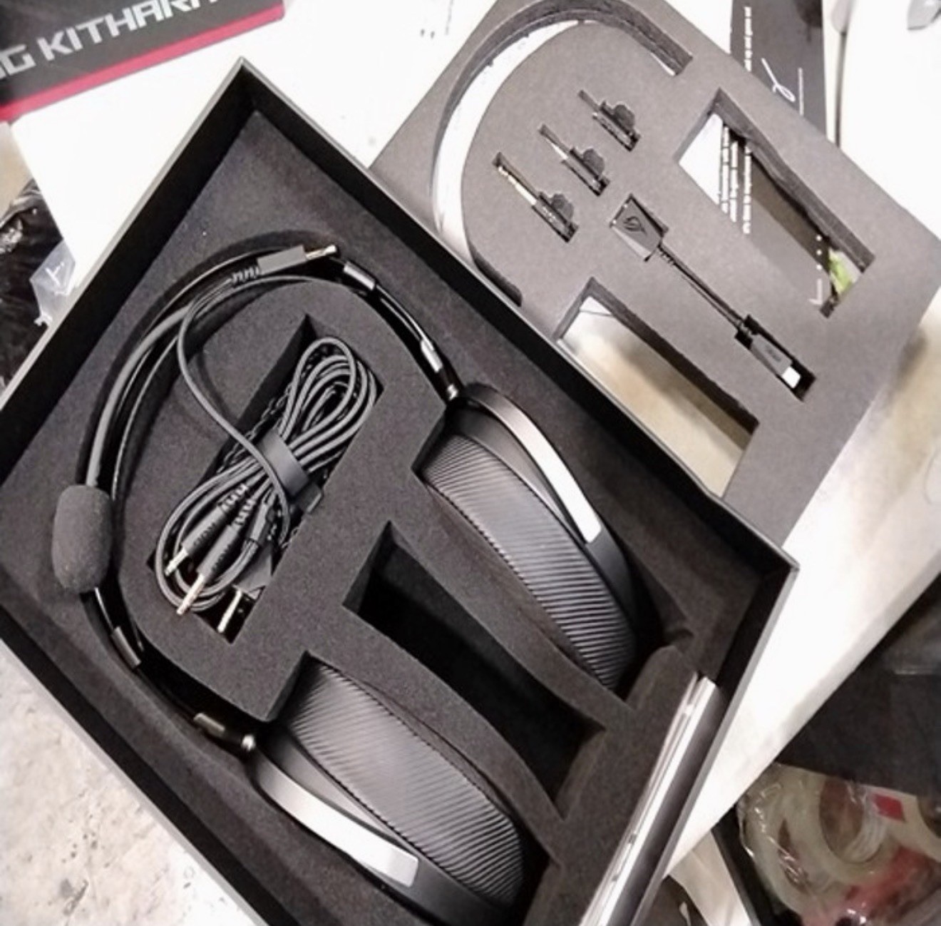 ASUS ROG Kithara Over-Ear Open Back Gaming Headset 3.5mm Hi-Res 50mm Black