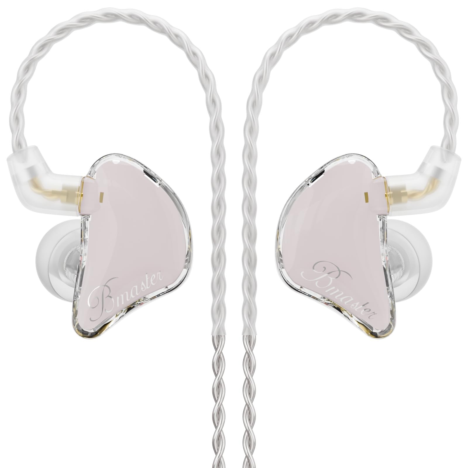 Triple Driver In-Ear Monitor Headphones, HiFi Stereo Earbuds with Powerful Bass,