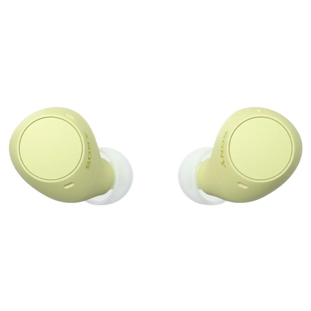 Sony WF C510 Truly Wireless Yellow Earbuds Up To 11 Hours Battery Life