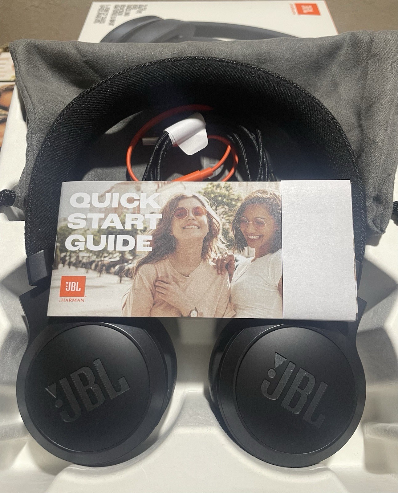 JBL Live 675 NC Noise-Cancelling Wireless On-Ear Bluetooth Headphones Black